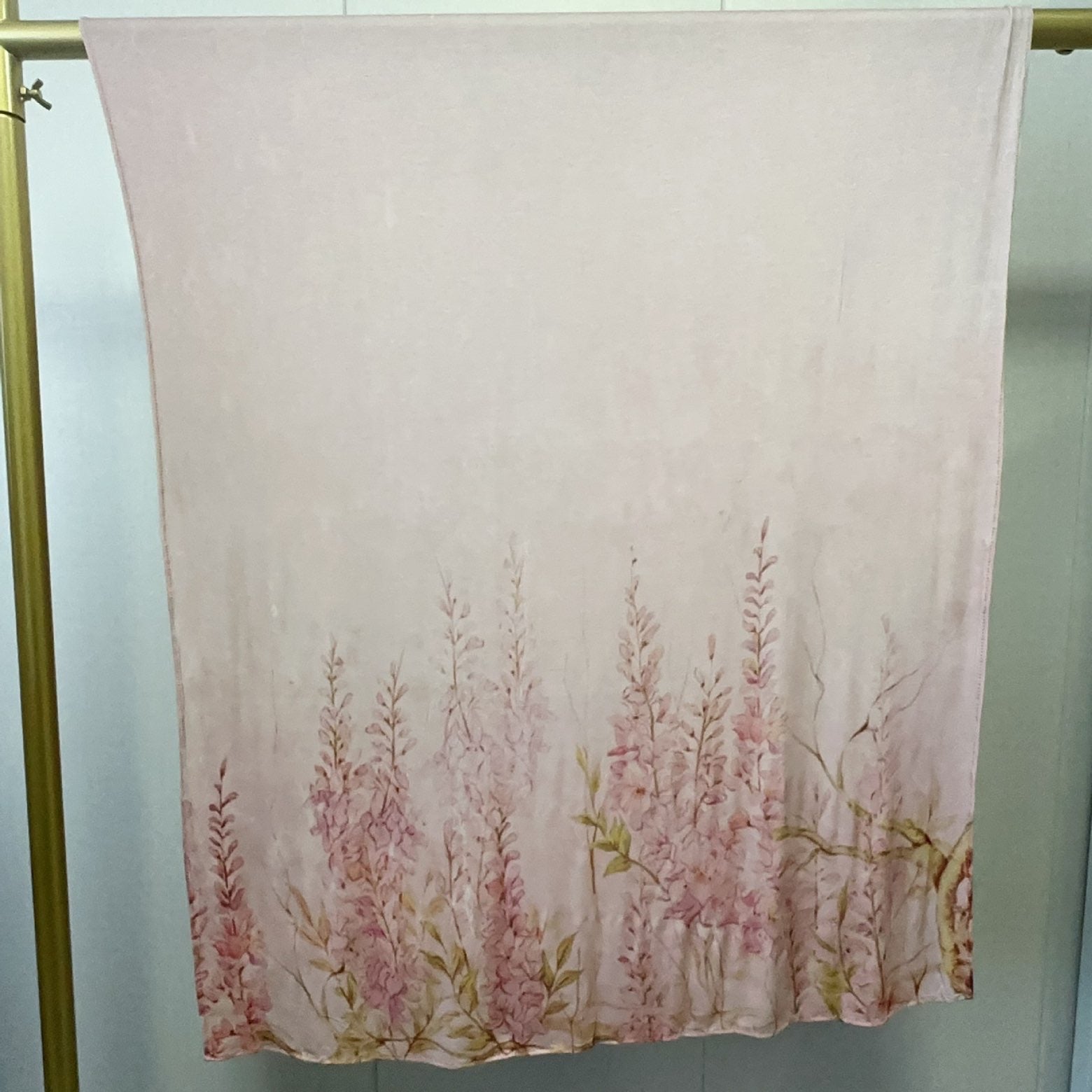 Light Pink Floral Hijab